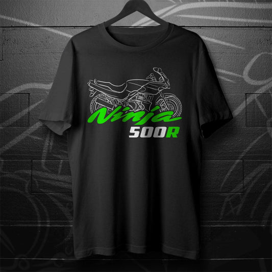 Kawasaki Ninja 500R Inspired T-Shirt - Motorcycle Tee Shirt for Riders