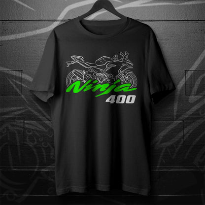 Kawasaki Ninja 400 Inspired T-Shirt - Motorcycle Tee Shirt for Riders