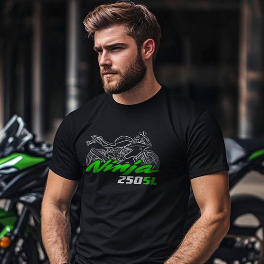 Kawasaki Ninja 250SL Inspired T-Shirt - Motorcycle Tee Shirt for Riders