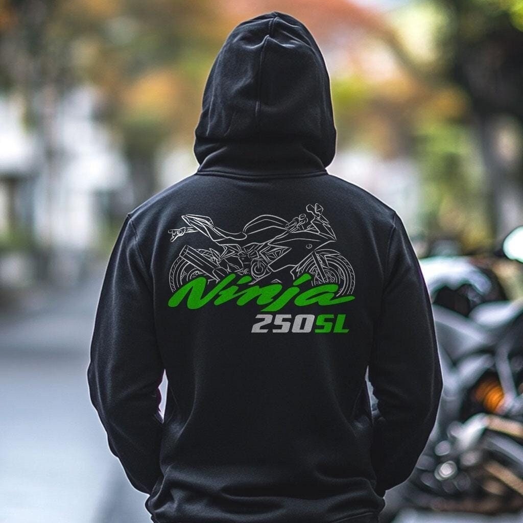 Kawasaki Ninja 250SL Inspired Hoodie - Motorcycle Sweatshirt for Riders