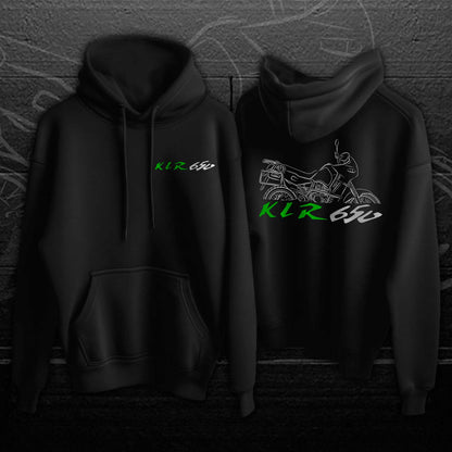 Kawasaki KLR650 Hoodie - Motorcycle Sweatshirt for ADV Riders