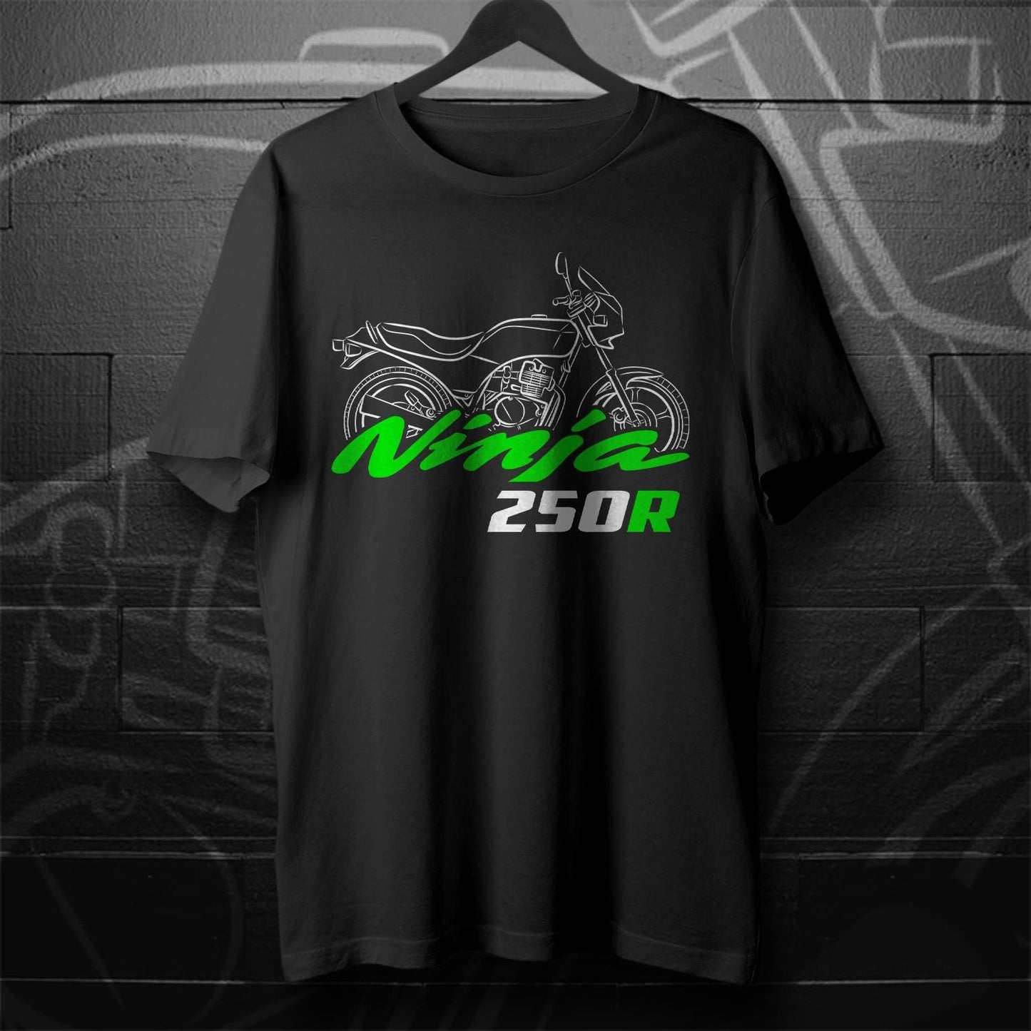 Kawasaki Ninja 250R Inspired T-Shirt - Motorcycle Tee Shirt for Riders