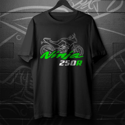 Kawasaki Ninja 250R Inspired T-Shirt - Motorcycle Tee Shirt for Riders
