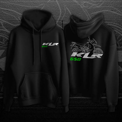 Kawasaki KLR650 Hoodie - Motorcycle Sweatshirt for ADV Riders
