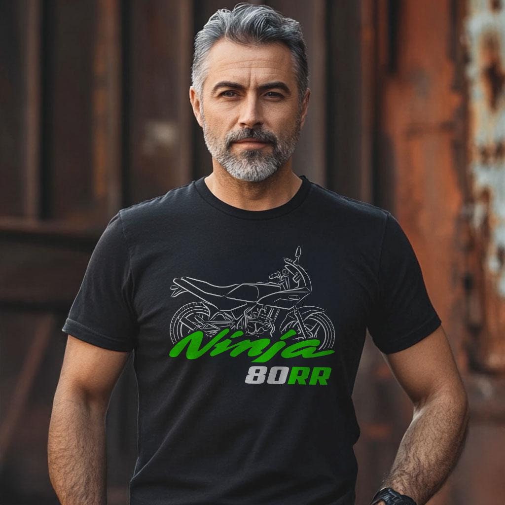 Kawasaki Ninja 80RR & AR80K Inspired T-Shirt - Motorcycle Tee Shirt for Riders
