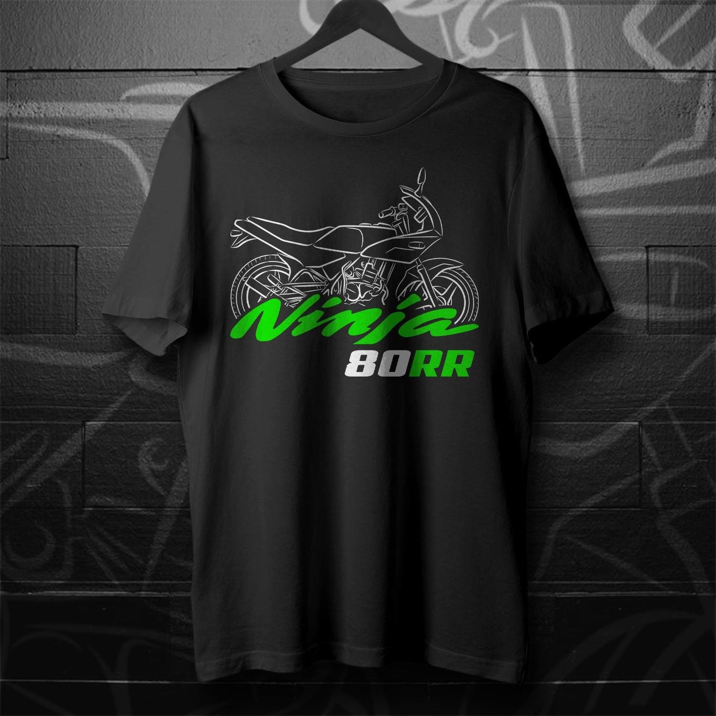 Kawasaki Ninja 80RR & AR80K Inspired T-Shirt - Motorcycle Tee Shirt for Riders