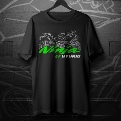 Kawasaki Ninja 7 Hybrid 2024 Inspired T-Shirt - Motorcycle Tee Shirt for Riders