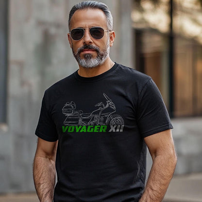 Kawasaki Voyager XII Inspired T-Shirt - Motorcycle Tee Shirt for Riders