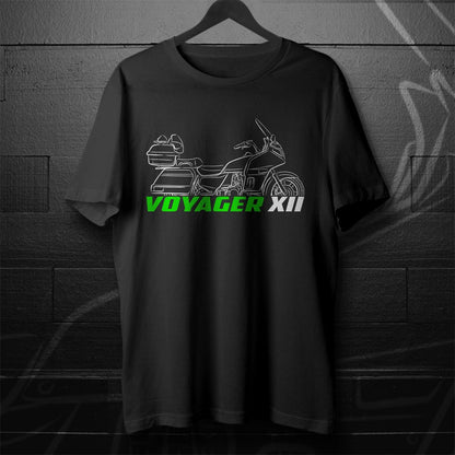 Kawasaki Voyager XII Inspired T-Shirt - Motorcycle Tee Shirt for Riders