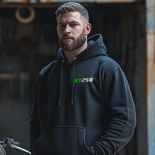 Kawasaki KT250 Inspired Hoodie - Motorcycle Sweatshirt for Riders