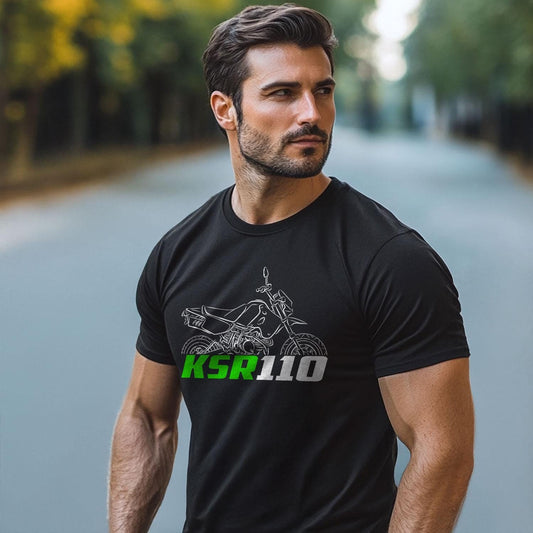 Kawasaki KSR110 Inspired T-Shirt - Motorcycle Tee Shirt for Riders