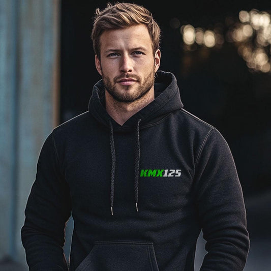 Kawasaki KMX 125 Inspired Hoodie - Motorcycle Sweatshirt for Riders