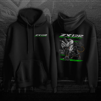 Kawasaki ZX12R Panther 2003-06 Inspired Hoodie - Motorcycle Sweatshirt for Riders