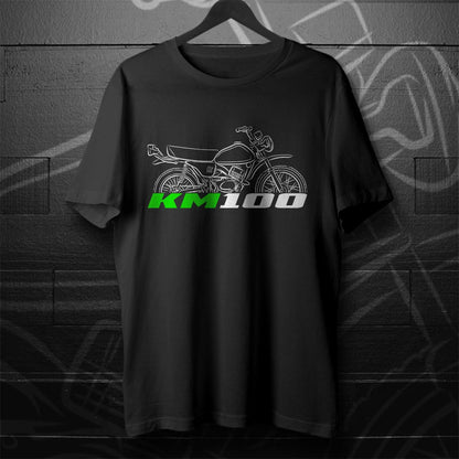 Kawasaki KM100 Inspired T-Shirt - Motorcycle Tee Shirt for Riders