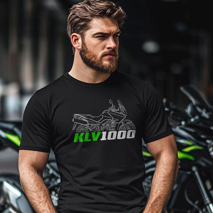 Kawasaki KLV1000 Inspired T-Shirt - Motorcycle Tee Shirt for Riders