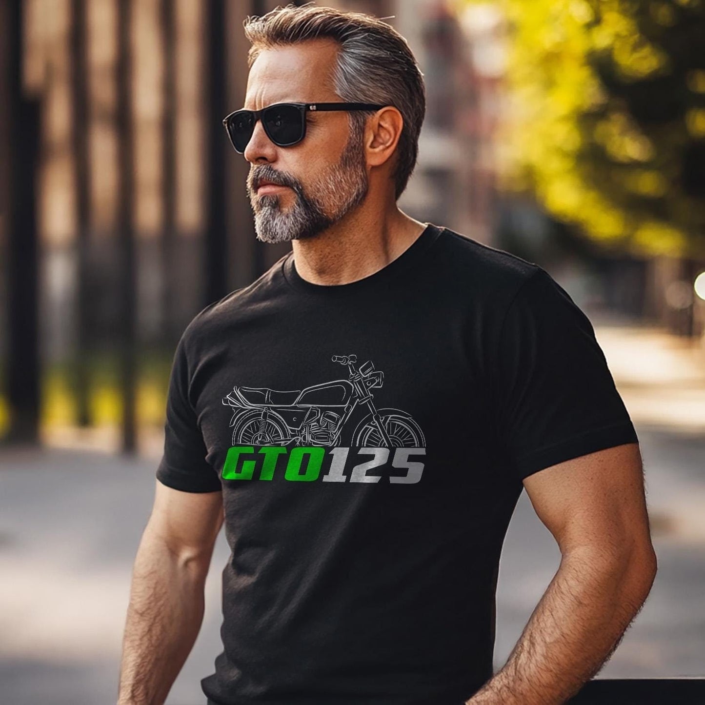 Kawasaki GTO 125 Inspired T-Shirt - Motorcycle Tee Shirt for Riders