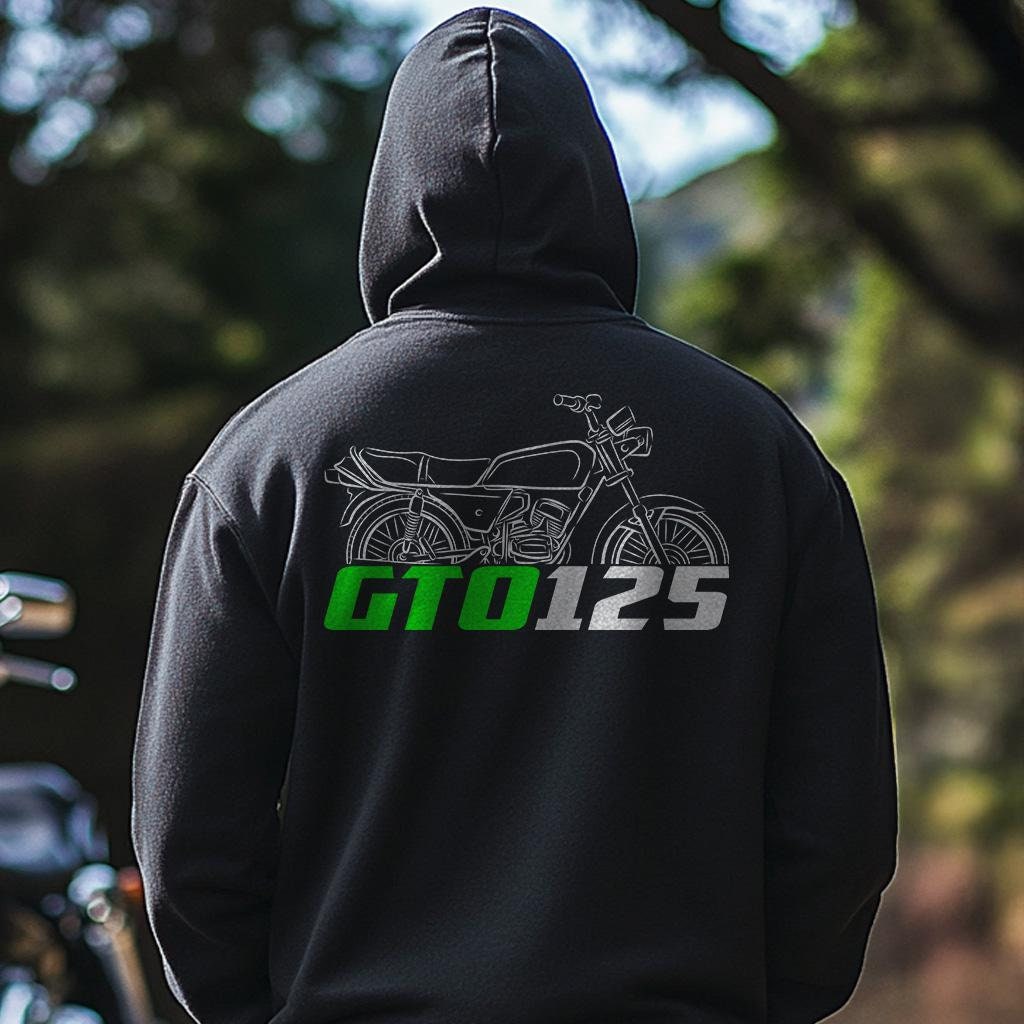 Kawasaki GTO 125 Inspired Hoodie - Motorcycle Sweatshirt for Riders