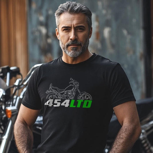 Kawasaki 454 LTD Inspired T-Shirt - Motorcycle Tee Shirt for Riders