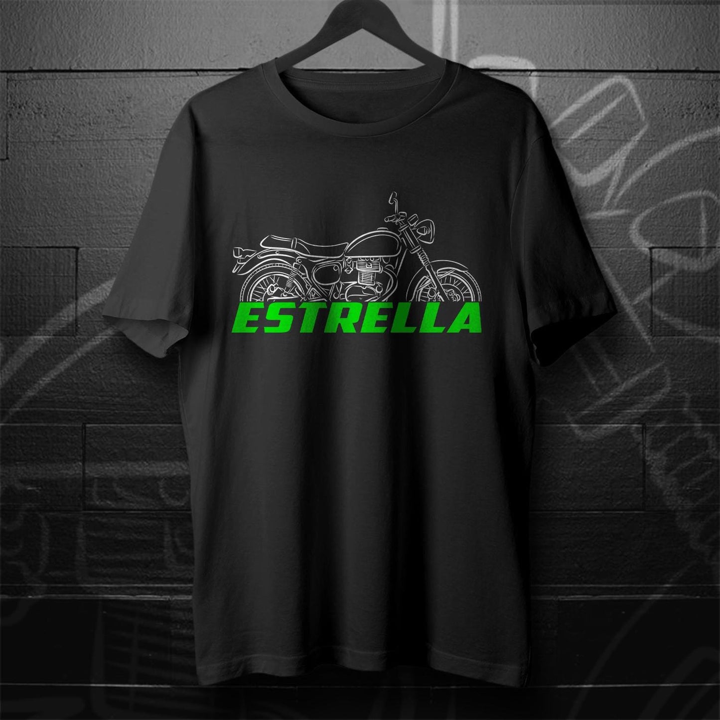 Kawasaki Estrella Inspired T-Shirt - Motorcycle Tee Shirt for Riders