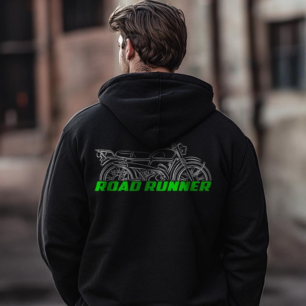 Kawasaki C2TR 120 Road Runner Inspired Hoodie - Motorcycle Sweatshirt for Riders