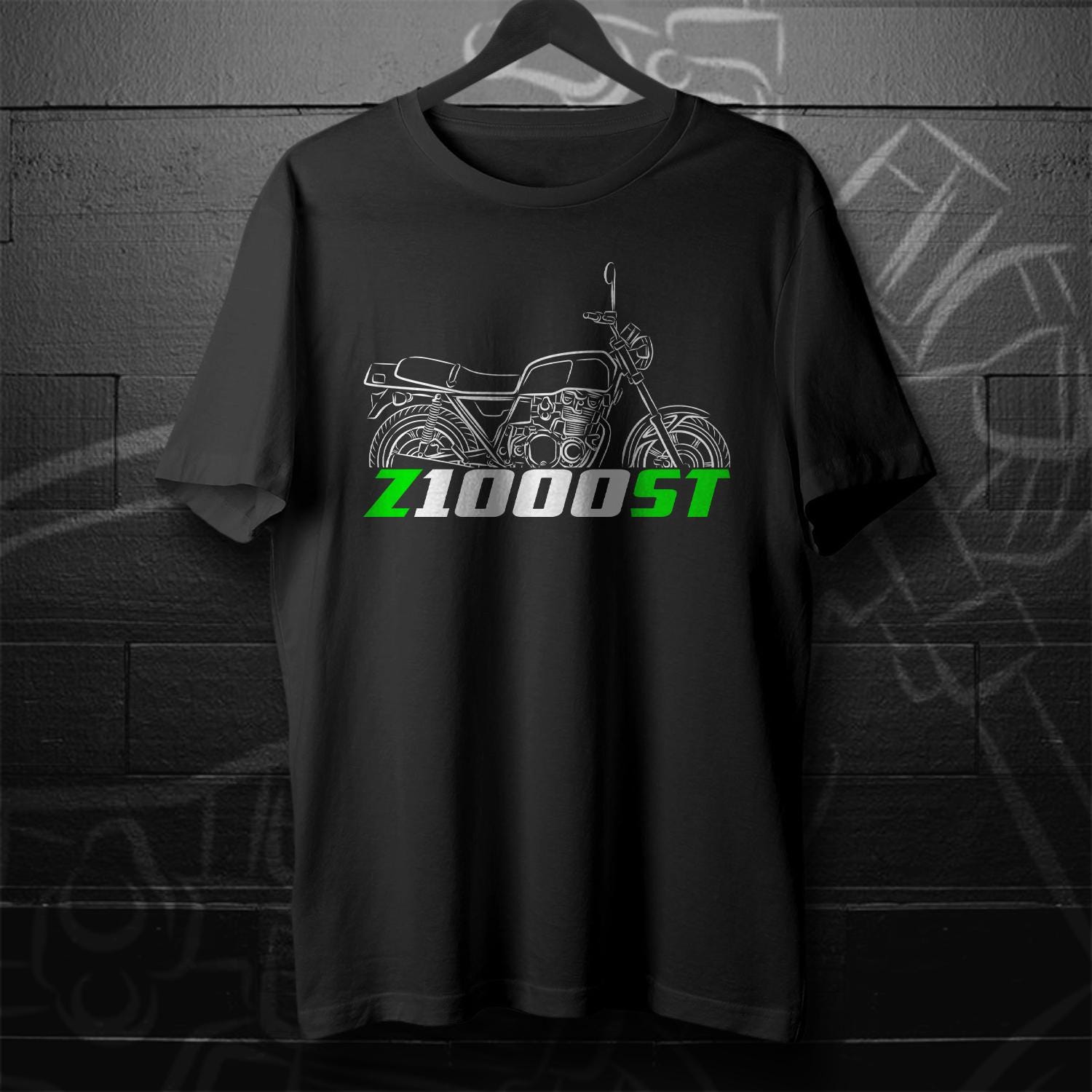Kawasaki Z1000ST & KZ1000ST Inspired T-Shirt - Motorcycle Tee Shirt for Riders
