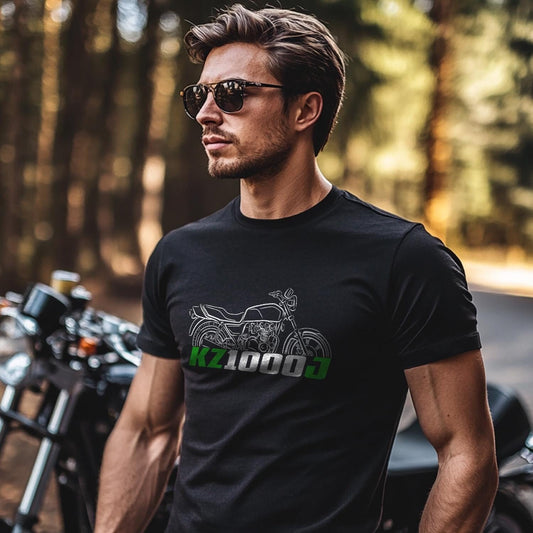 Kawasaki Z1000J & KZ1000J Inspired T-Shirt - Motorcycle Tee Shirt for Riders