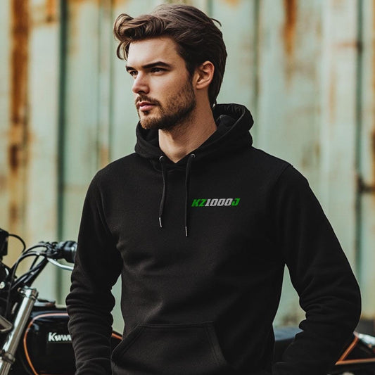 Kawasaki Z1000J & KZ1000J Inspired Hoodie - Motorcycle Sweatshirt for Riders