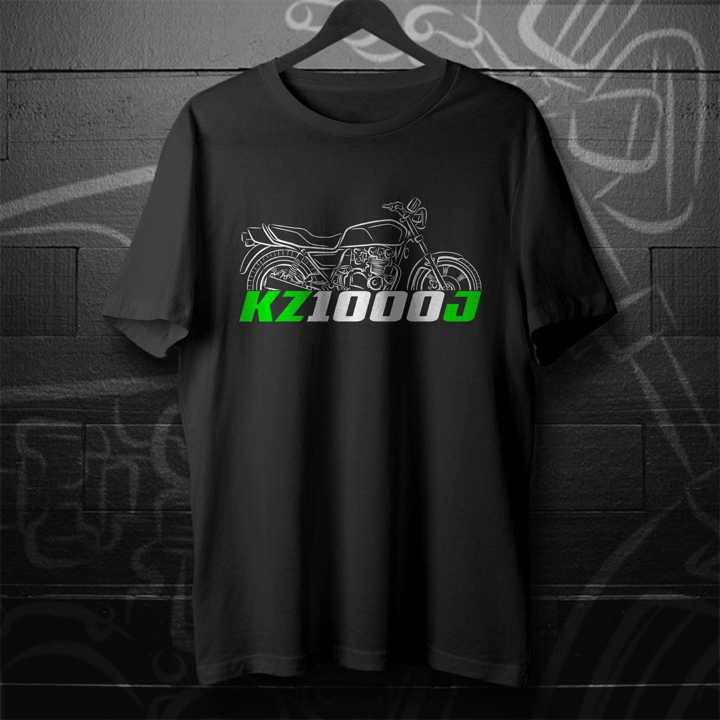 Kawasaki Z1000J & KZ1000J Inspired T-Shirt - Motorcycle Tee Shirt for Riders