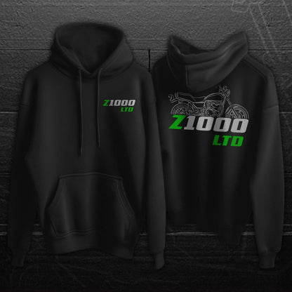 Kawasaki Z1000LTD & KZ1000LTD Inspired Hoodie - Motorcycle Sweatshirt for Riders