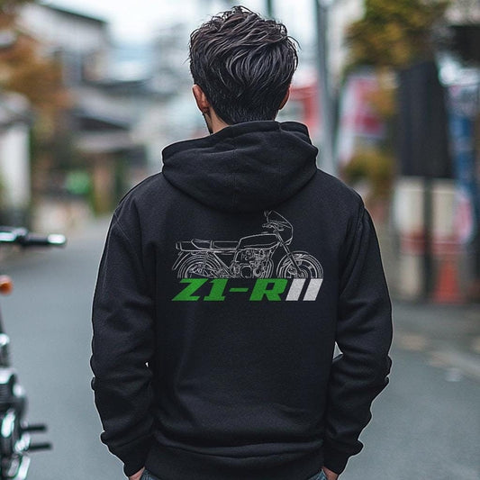 Kawasaki Z1000 & Z1000D Z1-R-II Inspired Hoodie - Motorcycle Sweatshirt for Riders
