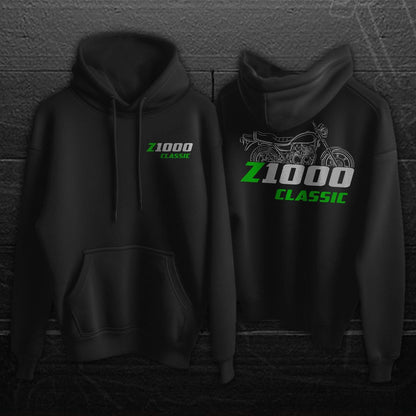Kawasaki Z1000 & KZ1000G Classic 1980 Inspired Hoodie - Motorcycle Sweatshirt for Riders