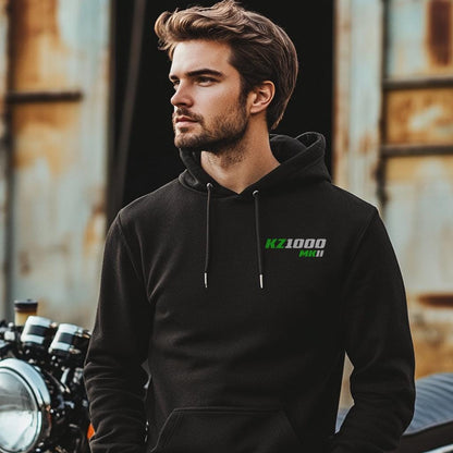 Kawasaki Z1000 & KZ1000 MKII Inspired Hoodie - Motorcycle Sweatshirt for Riders