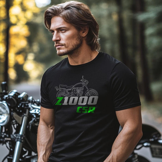 Kawasaki Z1000 & KZ1000 CSR Inspired T-Shirt - Motorcycle Tee Shirt for Riders