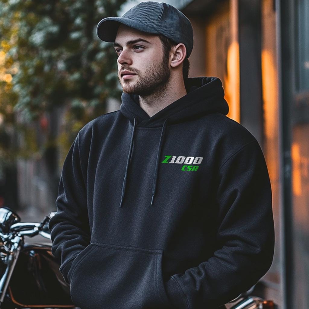Kawasaki Z1000 & KZ1000 CSR Inspired Hoodie - Motorcycle Sweatshirt for Riders