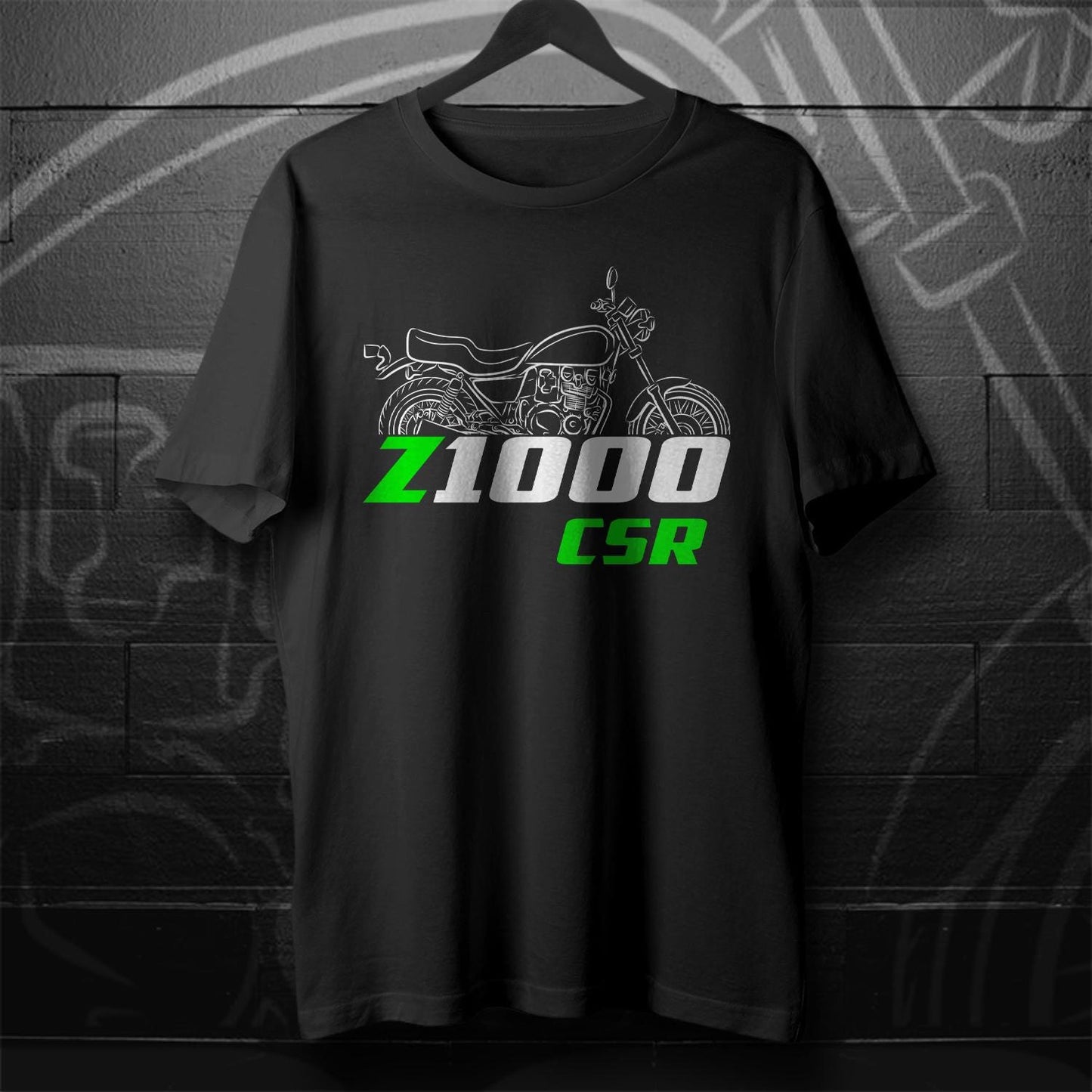 Kawasaki Z1000 & KZ1000 CSR Inspired T-Shirt - Motorcycle Tee Shirt for Riders