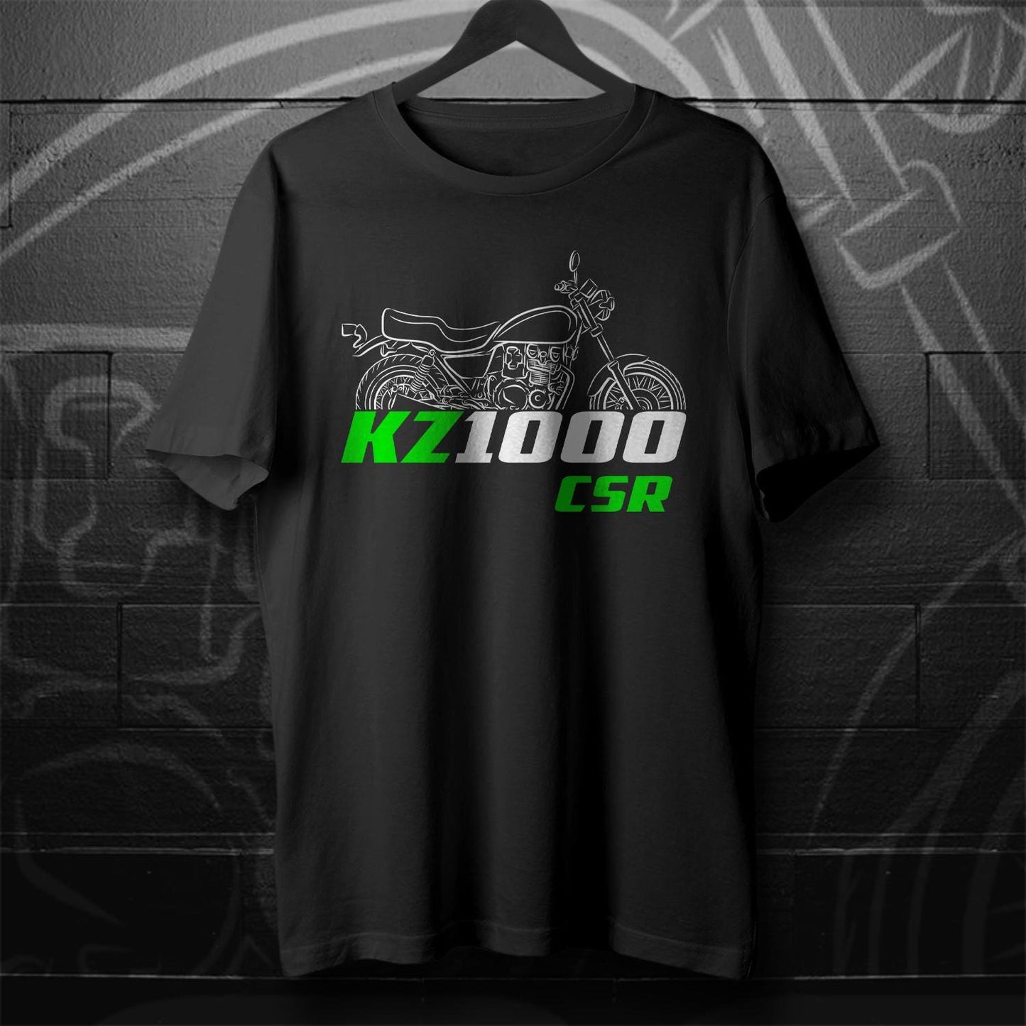 Kawasaki Z1000 & KZ1000 CSR Inspired T-Shirt - Motorcycle Tee Shirt for Riders
