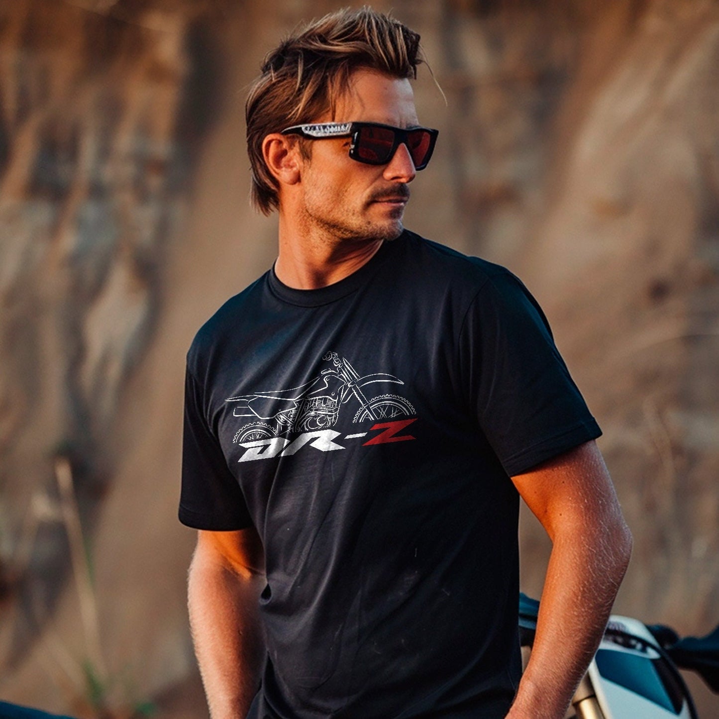 Suzuki DR-Z 125 T-Shirt - Motorcycle Tee Shirt for ADV Riders