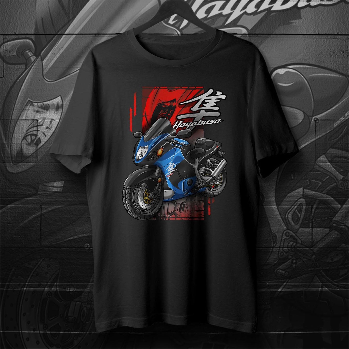 Suzuki Hayabusa 2001-02 Inspired T-Shirt - Motorcycle Tee Shirt