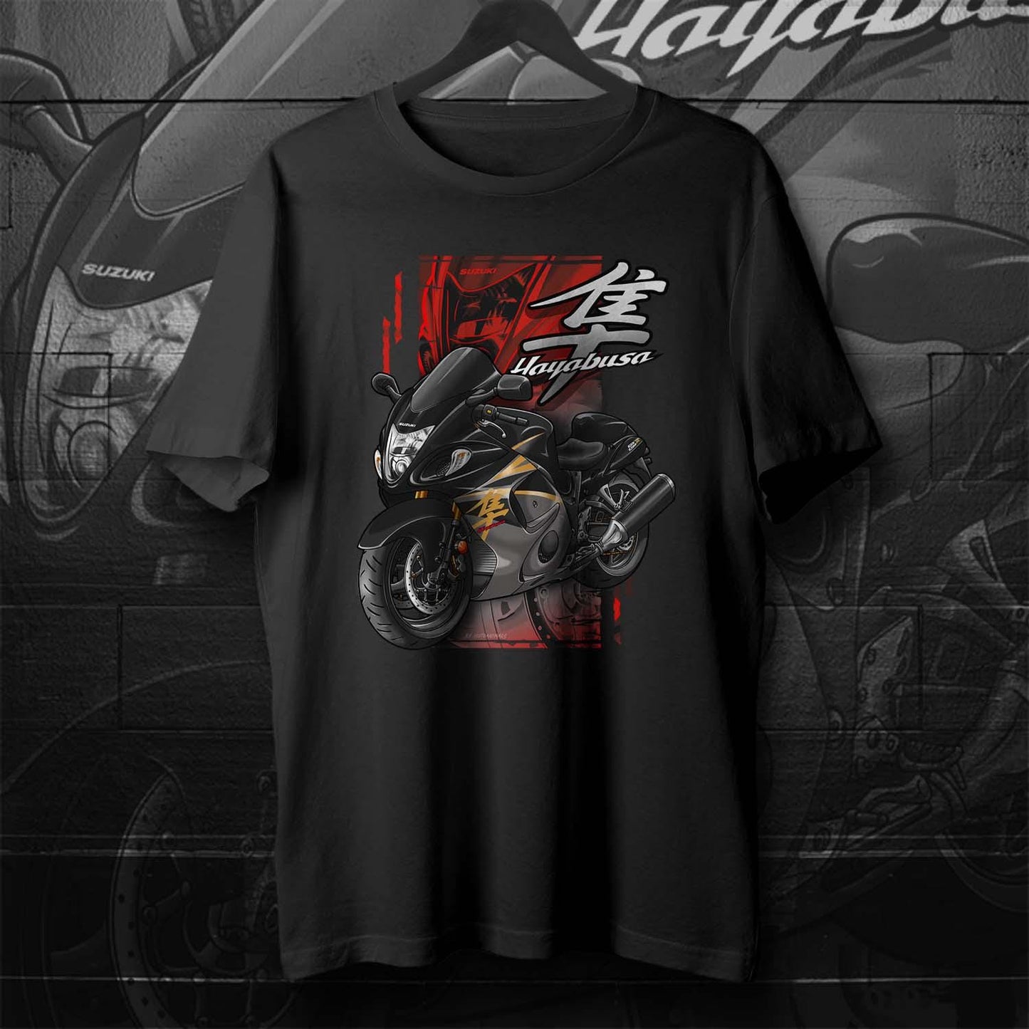 Suzuki Hayabusa 2014-15 Inspired T-Shirt - Motorcycle Tee Shirt
