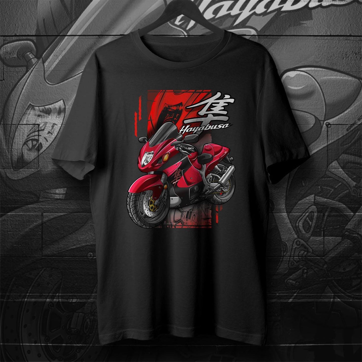 Suzuki Hayabusa 1999-2000 Inspired T-Shirt - Motorcycle Tee Shirt
