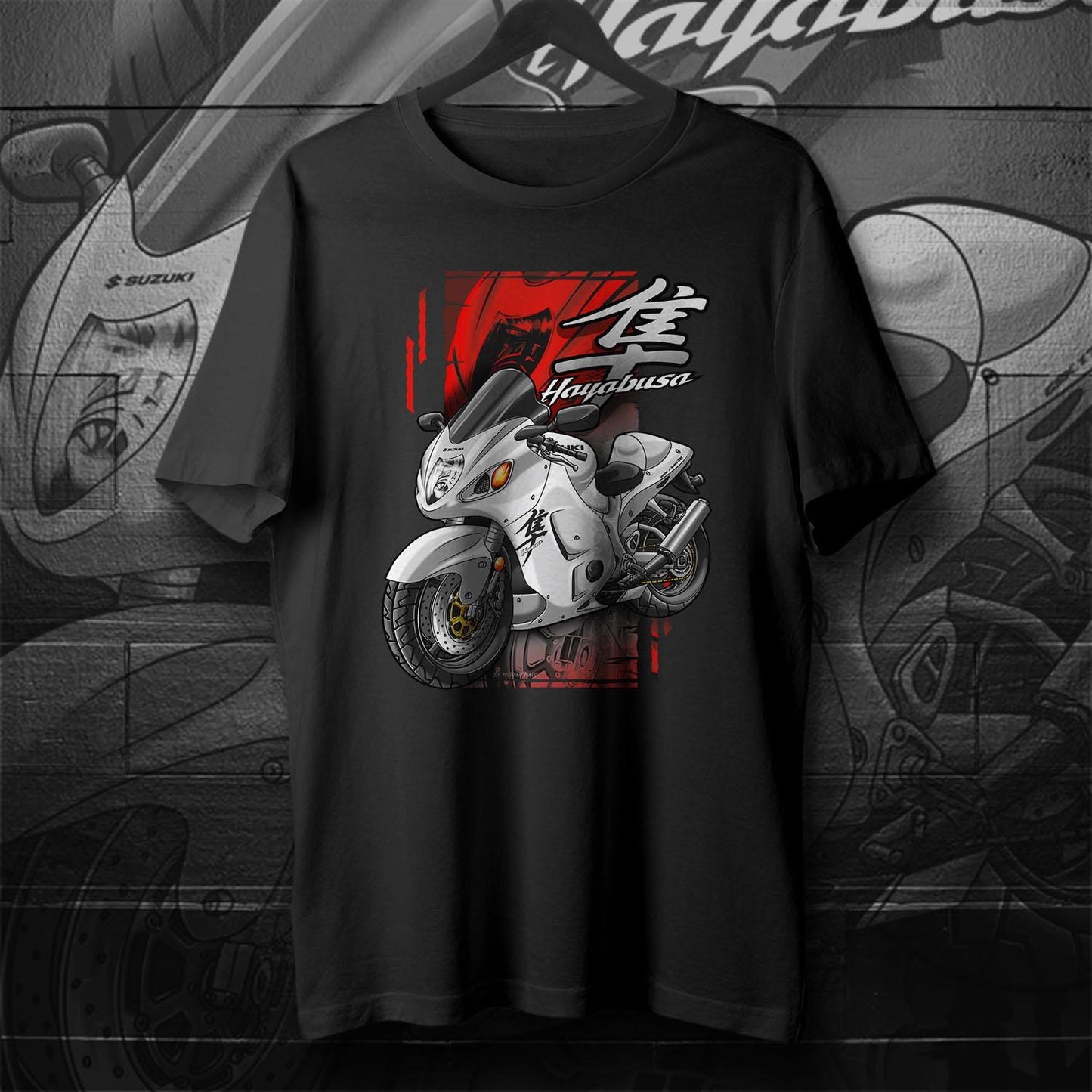 Suzuki Hayabusa 1999-2000 Inspired T-Shirt - Motorcycle Tee Shirt