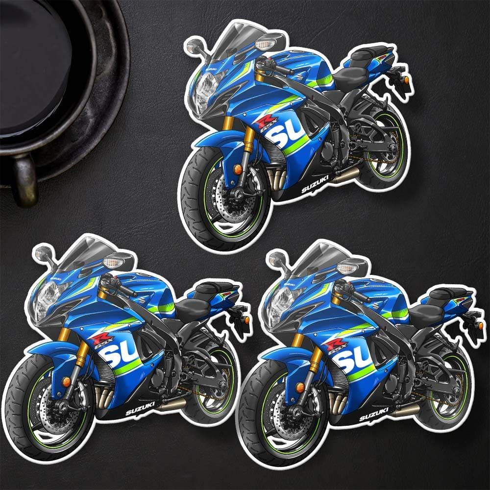 Suzuki GSX-R750 2017-20 Inspired Stickers - Set of 3 Motorcycle Decals