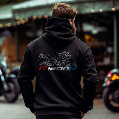 BMW R1200R Hoodie - Motorcycle Sweatshirt for Motorrad Riders