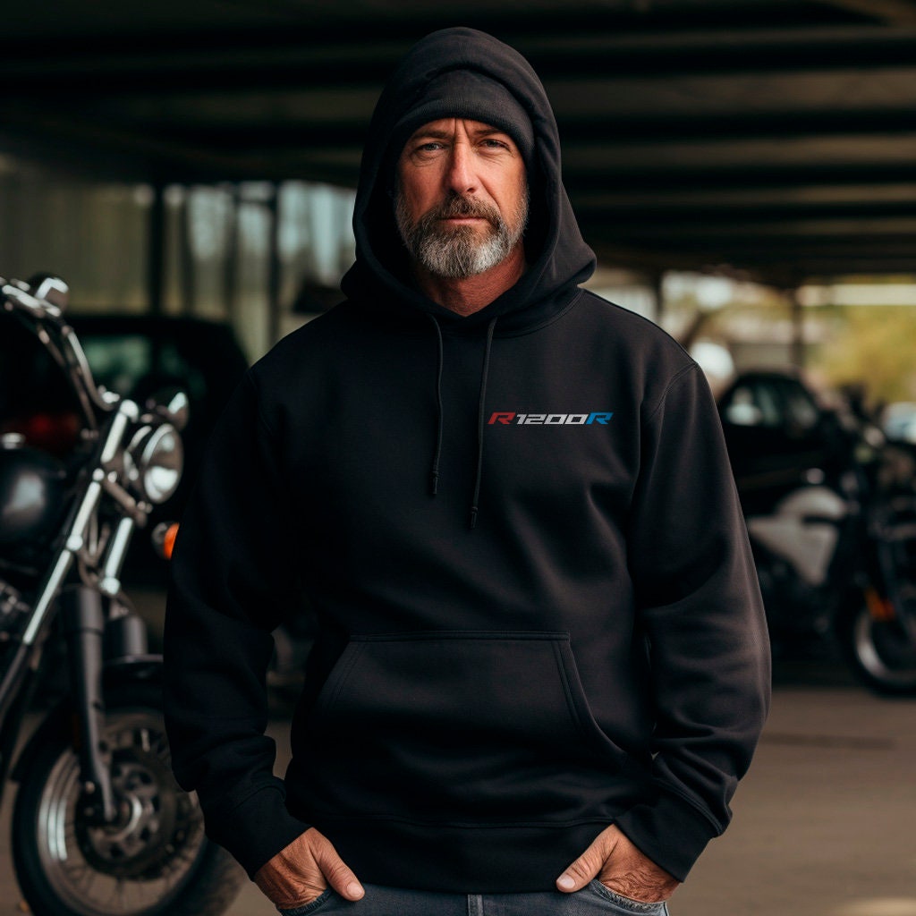 BMW R1200R Hoodie - Motorcycle Sweatshirt for Motorrad Riders