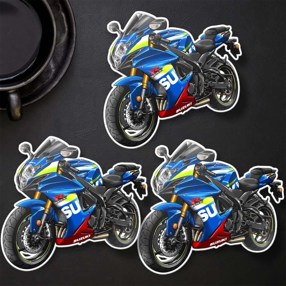 Suzuki GSX-R750 2015-16 Inspired Stickers - Set of 3 Motorcycle Decals