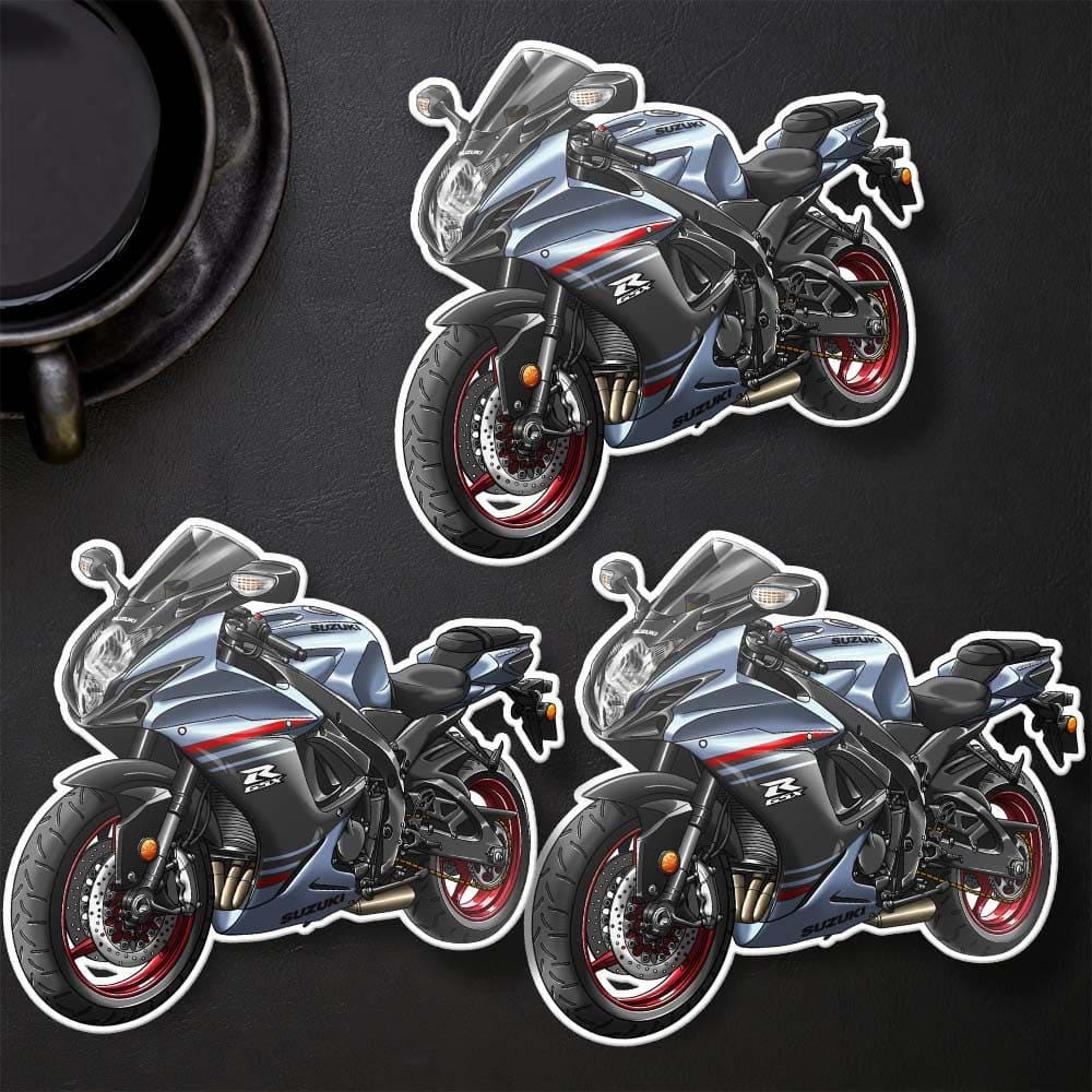 Suzuki GSX-R600 2023-24 Inspired Stickers - Set of 3 Biker Motorcycle Decals