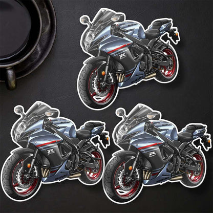 Suzuki GSX-R600 2023-24 Inspired Stickers - Set of 3 Biker Motorcycle Decals