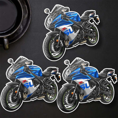 Suzuki GSX-R600 2023-24 Inspired Stickers - Set of 3 Biker Motorcycle Decals