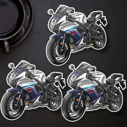 Suzuki GSX-R600 2023-24 Inspired Stickers - Set of 3 Biker Motorcycle Decals