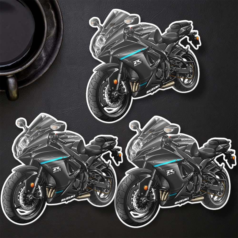 Suzuki GSX-R600 2023-24 Inspired Stickers - Set of 3 Biker Motorcycle Decals